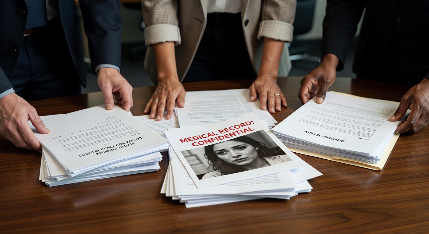 Документы с доказательствами и отчеты о ситуации в стране для дела о предоставлении убежища